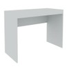Mesa Escrivaninha 100 Cm Branco Tx/Branco Tx Ho-2901 - Hecol Móveis