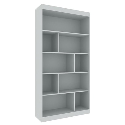 Estante para Livros 93 Cm Branco Tx/Branco Tx Ho-2907 - Hecol Móveis