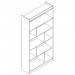 Estante para Livros 93 Cm Branco Tx/Branco Tx Ho-2907 - Hecol Móveis