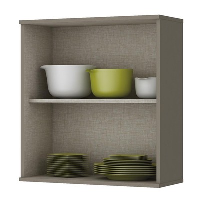 Armário Aéreo Cozinha 1 Porta Connect Duna/Cristal C53 - Henn