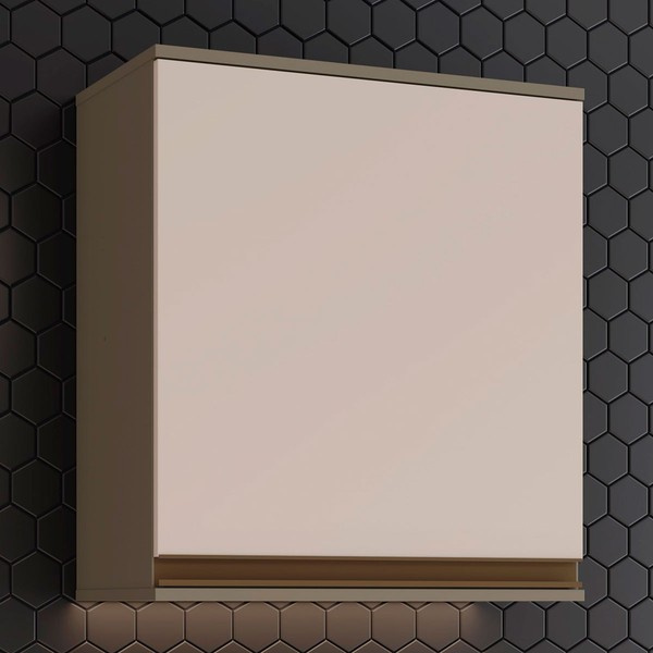 Armário Aéreo Cozinha 1 Porta Connect Duna/Cristal C53 - Henn