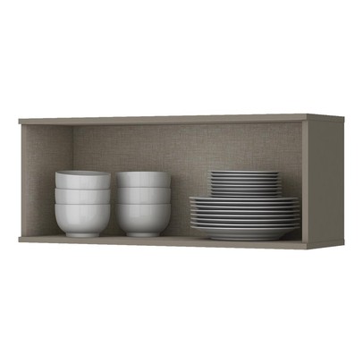 Armário Aéreo Cozinha 1 Porta Basculante Connect Duna/Cristal C54 - Henn