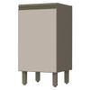 Armário de Cozinha 1 Porta Connect Duna/Cristal C62 - Henn