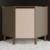 Armário de Cozinha para Canto Oblíquo 1 Porta Connect Duna/Cristal C67 - Henn