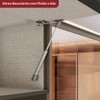 Armário Aéreo Cozinha 1 Porta Basculante Connect Duna/Cristal C77 - Henn