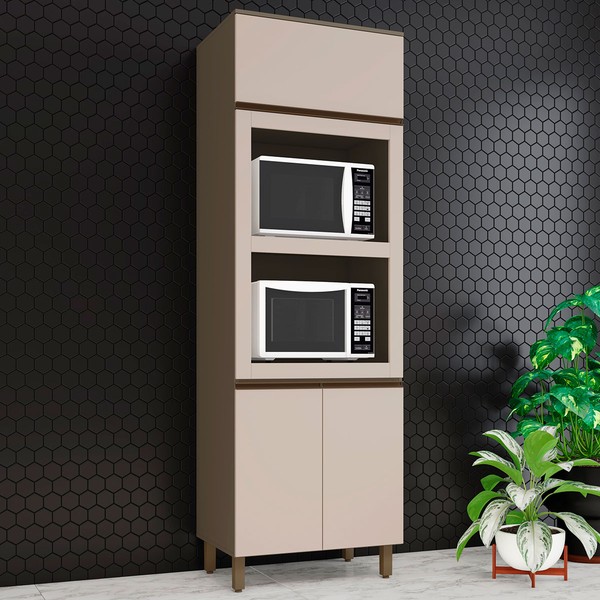 Torre Quente para 2 Fornos 71,5 Cm Connect Duna/Cristal - Henn