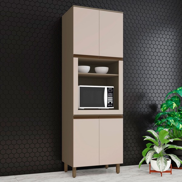 Torre Quente 1 Forno 71,5 Cm Connect Duna/Cristal - Henn