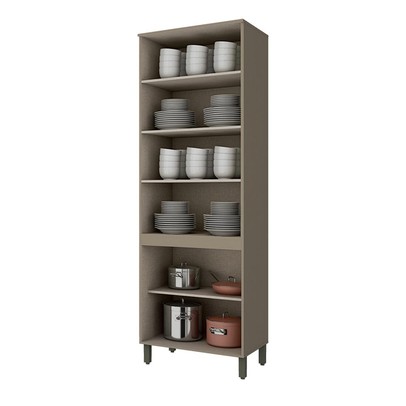 Cristaleira 4 Portas Connect Duna/Cristal C71 - Henn