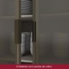 Cristaleira 4 Portas Connect Duna/Cristal C71 - Henn