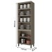 Cristaleira 4 Portas Connect Duna/Cristal C71 - Henn