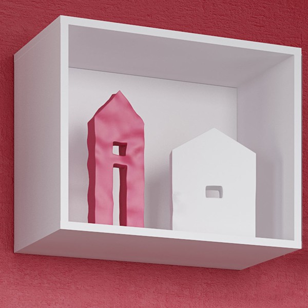 Nicho de Decoração 35x33 Cm Kd1500 Bac Branco - Quiditá Móveis