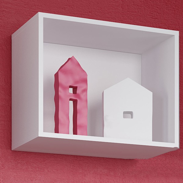 Nicho de Decoração 35x53 Cm Kd1510 Bac Branco - Quiditá Móveis