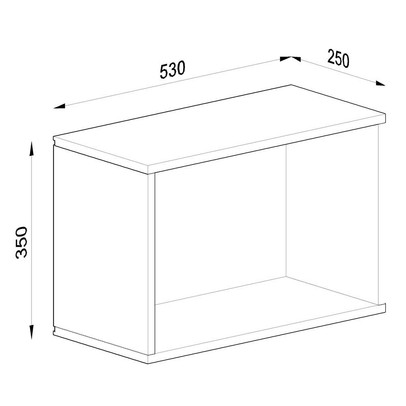 Nicho de Decoração 35x53 Cm Kd1510 Bac Branco - Quiditá Móveis