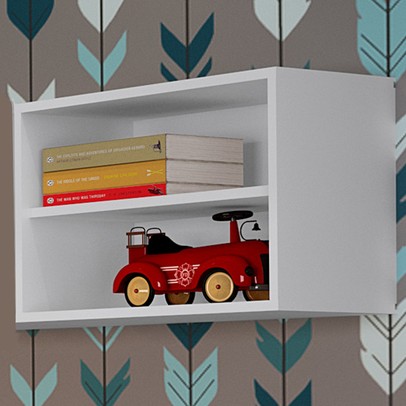 Nicho de Decoração 35x43 Cm Kd1520 Bac Branco - Quiditá Móveis