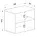 Nicho de Decoração 40x50 Cm Kd1570 Bac Branco - Quiditá Móveis