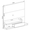 Painel para TV Até 58 Polegadas Kd1601 Ptx Preto - Quiditá