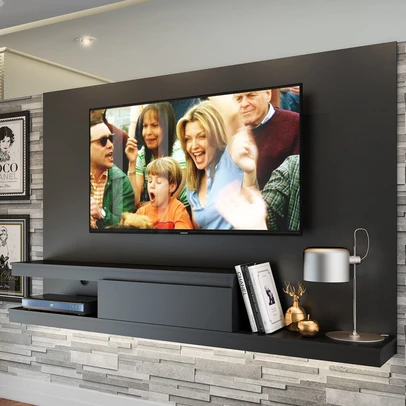 Painel para TV Até 60 Polegadas Kd2000 Ptx Preto - Quiditá