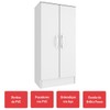 Armário Multiuso 2 Portas Florida 902305p Branco - Manto Móveis