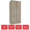 Armário Multiuso 2 Portas Florida 9023191e Perola - Manto Móveis