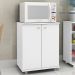 Armário de Cozinha Baixo 2 Portas 1 Prateleira Bl3300 Branco - Tecno Mobili