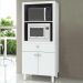 Torre Quente 2 Portas 1 Gaveta Bl3305 Branco - Tecno Mobili