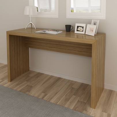 Mesa Escrivaninha Me4135 Amendoa - Tecno Mobili