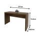 Mesa Escrivaninha Me4135 Nogal - Tecno Mobili