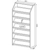 Sapateira Vertical Sa3403 Branco - Tecno Mobili
