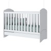 Berço Mini Cama Bala de Menta Branco - Henn