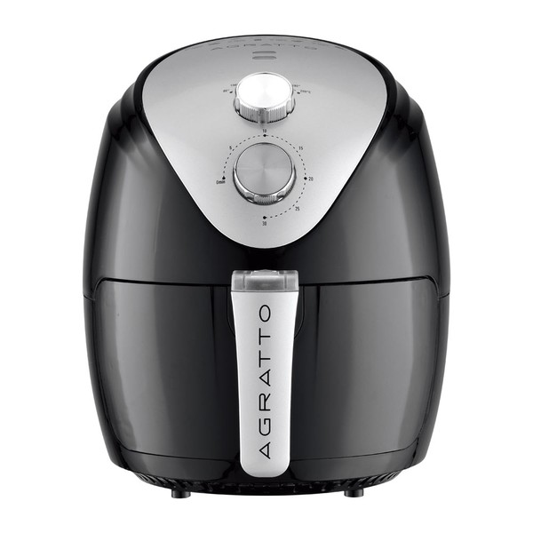 Fritadeira Elétrica sem óleo Fryer Silver 1270w 220v Afs-02 7634 Preto - Agratto