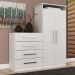 Cômoda 2 Portas 4 Gavetas 1d024 Branco - Rodial