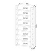 Sapateira 8 Prateleiras 69 Cm Az1006 Branco/Nogal - Tecno Mobili