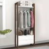 Closet 2 Gavetas 65 Cm Az1011 Branco/Nogal - Tecno Mobili