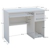 Mesa para Computador 2 Gavetas 100% Mdf 9665 Branco - Foscarini