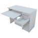 Mesa para Computador 2 Gavetas 100% Mdf 9665 Branco - Foscarini