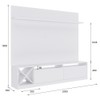 Rack com Painel para TV Até 65 Polegadas 2 Portas Branco 2022 - Quiditá Móveis