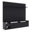 Rack com Painel para TV Até 65 Polegadas 2 Portas Preto 2022 - Quiditá Móveis