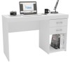 Mesa para Computador Malta 2 Gavetas Branco Bp - Politorno