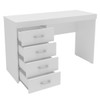 Mesa para Computador Malta 4 Gavetas Branco - Politorno