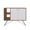 Balcão Buffet Icaro 2 Portas Br93 Branco - Estilare Móveis