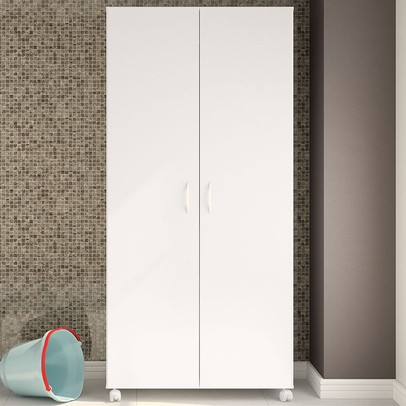 Armário Multiuso 2 Portas São Paulo Branco Bp - Politorno