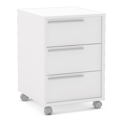 Gaveteiro com Rodízios Maia 3 Gavetas Branco - Politorno