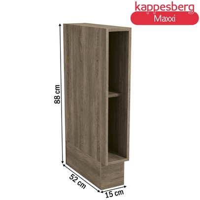 Acessórios para Cozinha Nicho Toalheiro Maxxi Nogal - Kappesberg