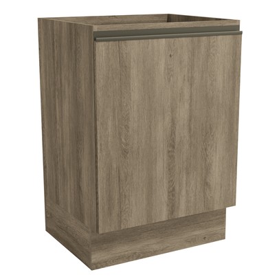 Armário de Cozinha 60 Cm Maxxi 1 Porta G742 Nogal - Kappesberg