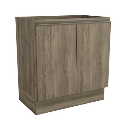 Armário de Cozinha 80 Cm Maxxi 2 Portas G744 Nogal - Kappesberg