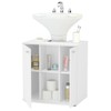 Armário de Banheiro 2 Portas 3 Prateleiras 3403 Branco Bp - Politorno