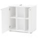 Armário de Banheiro 2 Portas 3 Prateleiras 3403 Branco Bp - Politorno