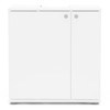 Armário de Banheiro 2 Portas 3 Prateleiras 3403 Branco Bp - Politorno