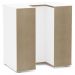 Armário de Banheiro 2 Portas 3 Prateleiras 3403 Branco Bp - Politorno