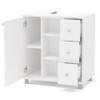 Armário de Banheiro 1 Porta 3 Gavetas 3386 Branco Bp - Politorno